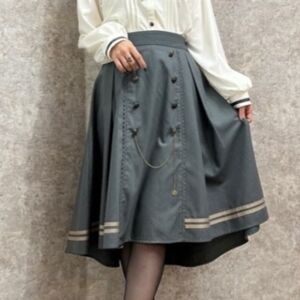 Axes Femme Buttoned Fishtail Skirt